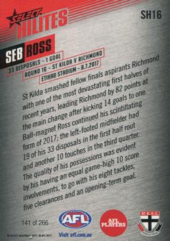 2017 Select AFL Hilites #SH16 Sebastian Ross Back